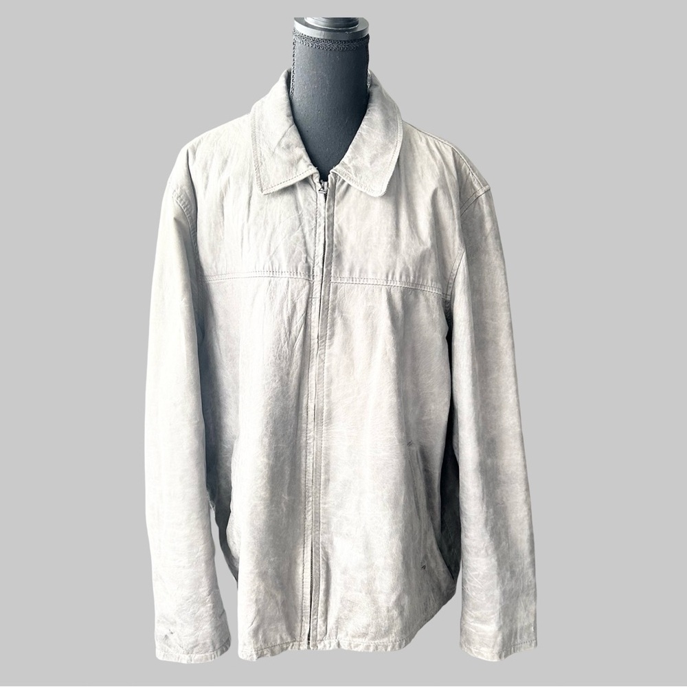 M.Julian Distressed Durable Leather Quilted lining Moto Jacket